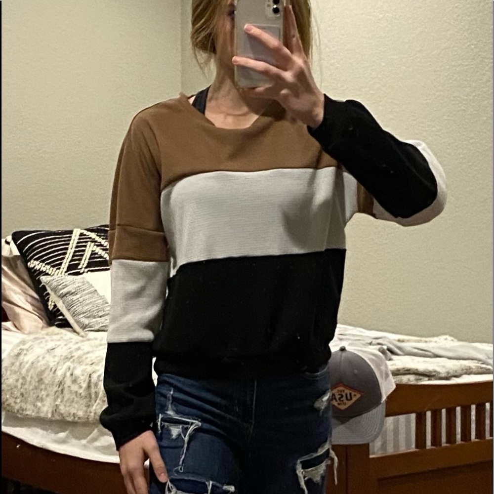 shein multi-color sweater